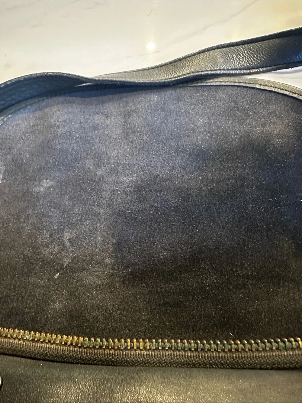 Vintage Coach Fletcher Bag Black Leather Crossbody 4150 USA Made
